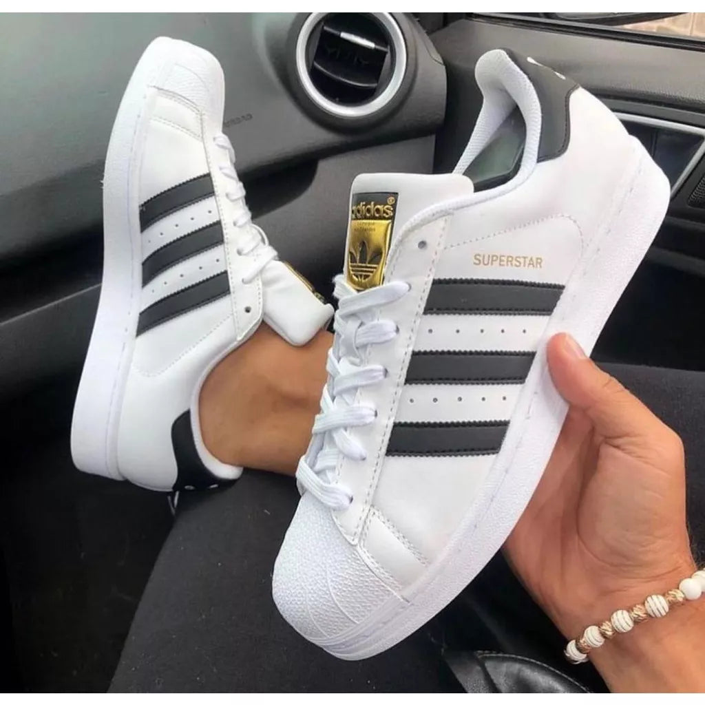 Adidas Superstar Branco e Preto