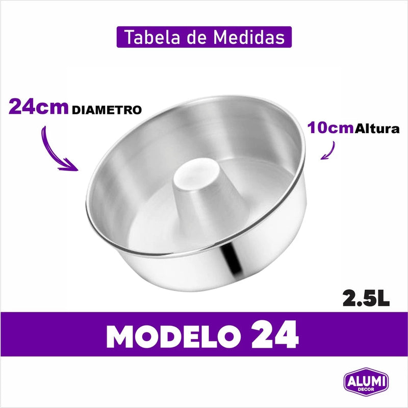 Forma de Bolo Redondo de Alumínio 0 shopee 