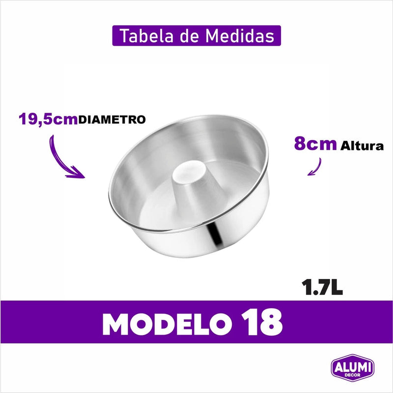 Forma de Bolo Redondo de Alumínio 0 shopee 