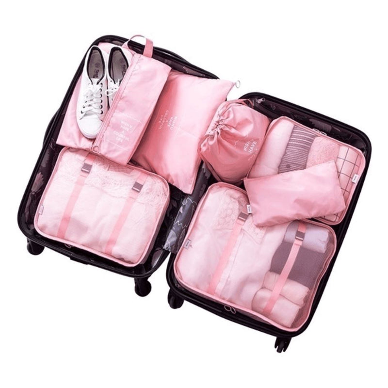 KIT 8 Bolsas Organizadoras á Prova D'água Para Viagem Kit de Bolsas Organizadoras á Prova D'água (+3 de Brinde) Loja 