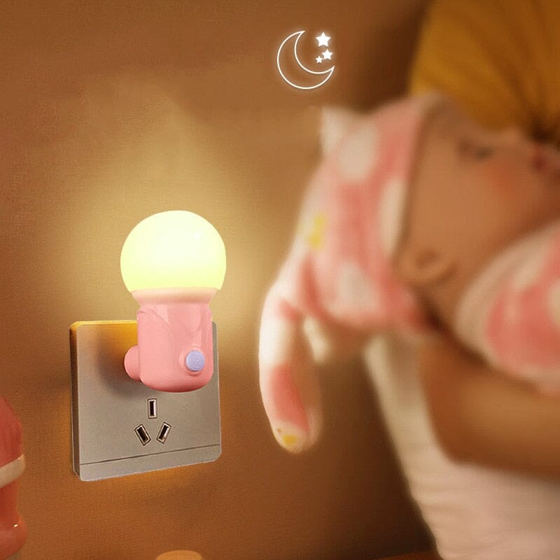 Luz Noturna Infantil para Dormir em LED Luz Noturna Infantil para Dormir em LED Loja Rosa 