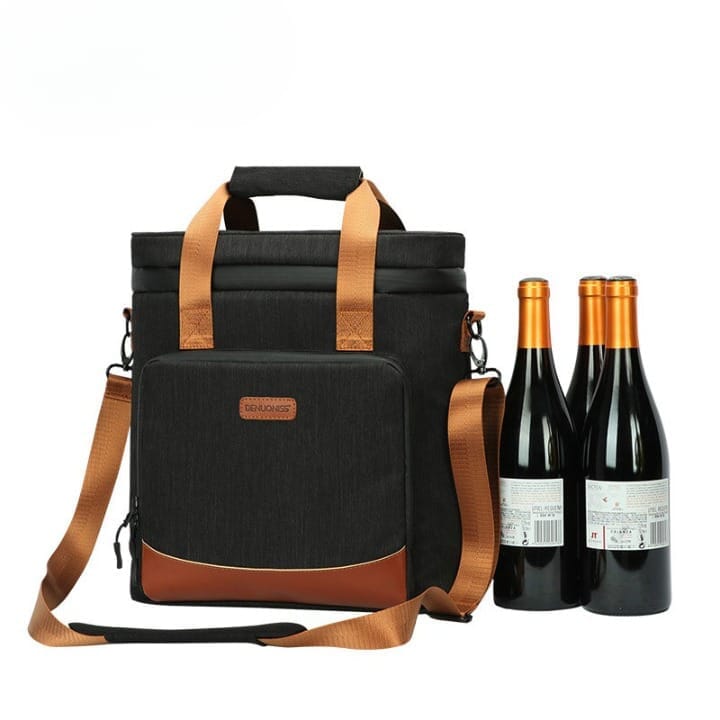 Bolsa Térmica Porta Vinhos e Taças Ultra Maxx Bolsa Térmica Paneshopping.com 