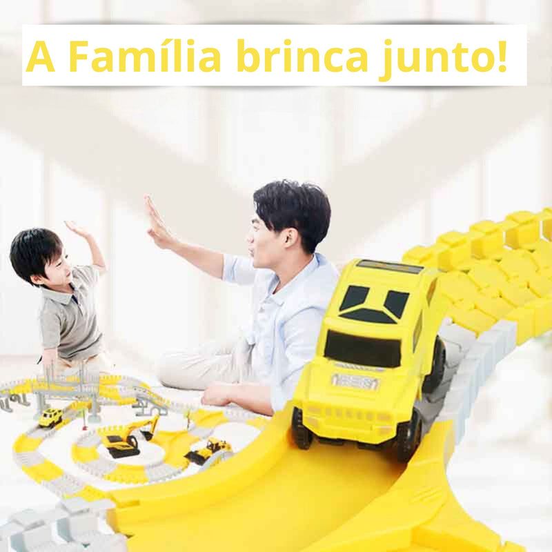 Kit de Trilhos e Carro Elétrico - Oferta Especial Pré Dia das Crianças! Paneshopping.com 
