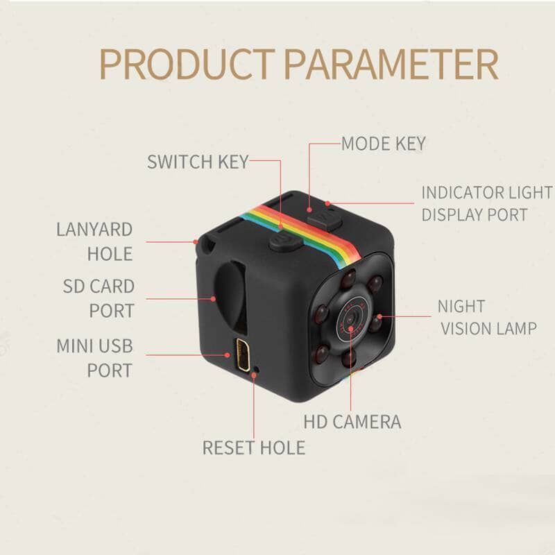 Micro Câmera HD De Segurança CP04MICROCAM Divino Produto 