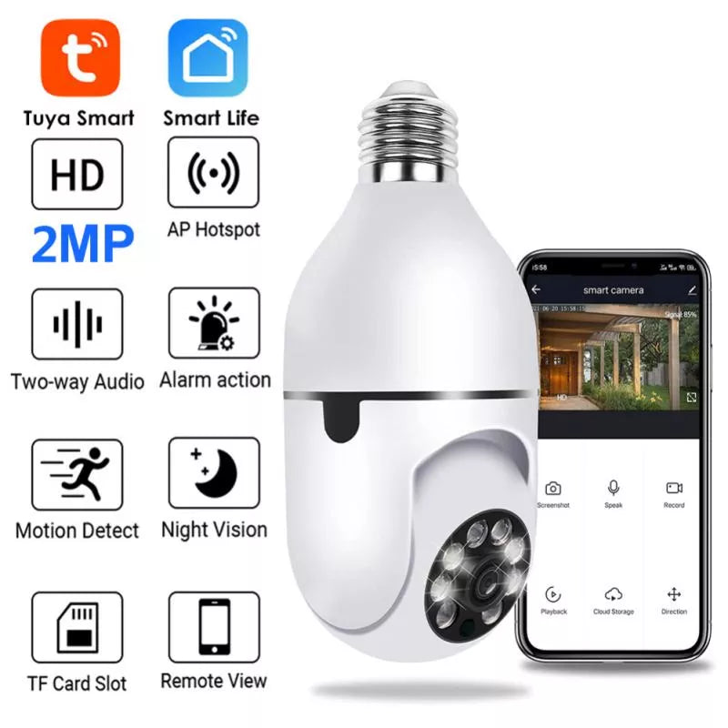 Mini IP Câmera Wifi sem fio visão noturna microfone auto falante acesso remoto aplicativo 0 shopee 