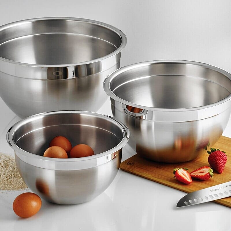 Multi-size Stainless Steel Salad Bowls Set Nesting Fruit Salad Bowl Kitchen Food Storage Bowl Cooking Mixing Bowls for Prepping 0 Paneshopping.com 